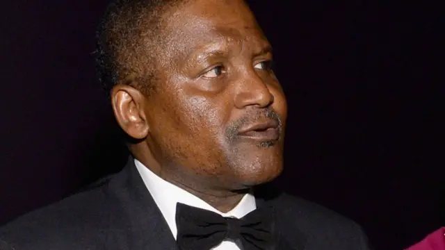 Aliko Dangote ni mwanzilishi na mkurugenzi mkuu ya kampuni ya Dangote Group, ambayo inamiliki kiwanda cha simiti cha Mtwara.