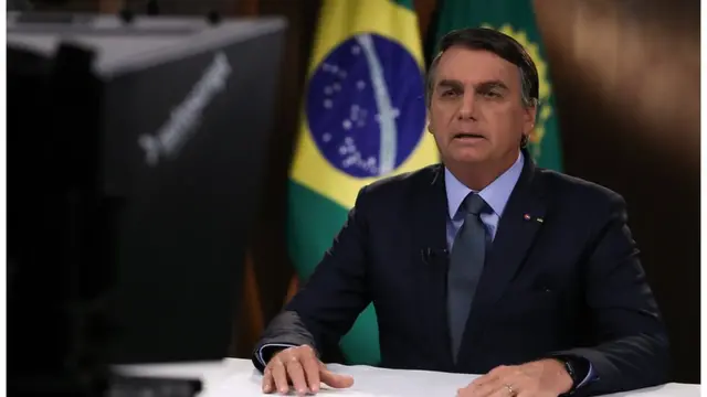 Jair Bolsonaro grava discurso para a ONU