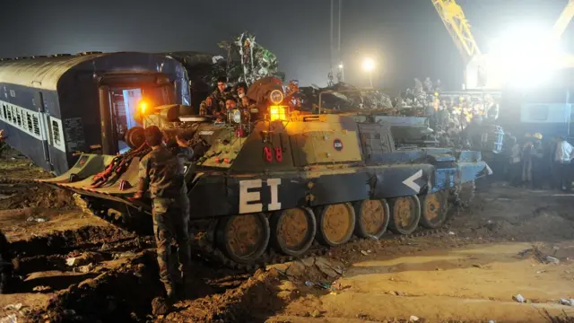 انڈیا ٹرین حادثہ