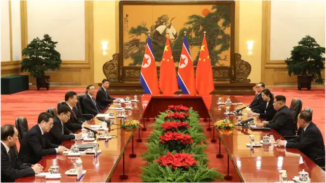 習近平說,與金正恩進行了"坦誠友好的會談"