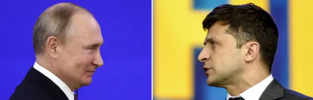 Zelenski və Putin