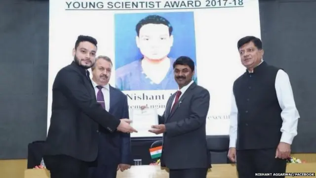 ਨਿਸ਼ਾਂਤ ਅਗਰਵਾਲ ਨੂੰ 2017-18 ’ਚ ਪੁਰਸਕਾਰ ਵੀ ਮਿਲਿਆ