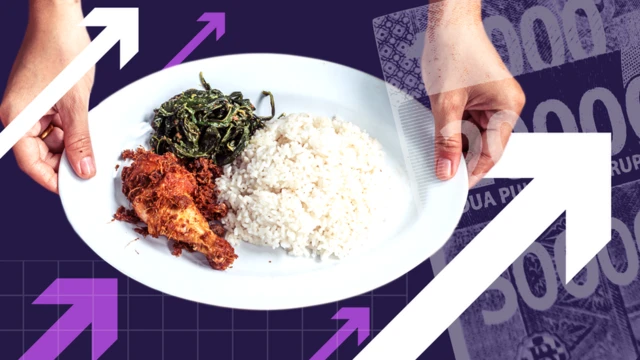 Di tengah naiknya harga bahan pangan dan sepiring nasi warteg, masakan ala rumahan ini masih diminati.