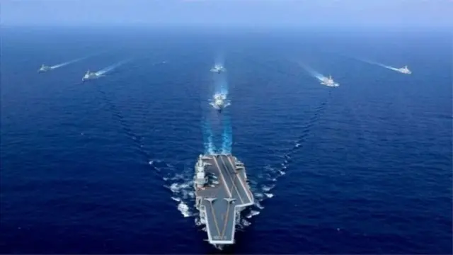 দক্ষিণ চীন সাগরে চীনের নৌ মহড়া, ২০১৮