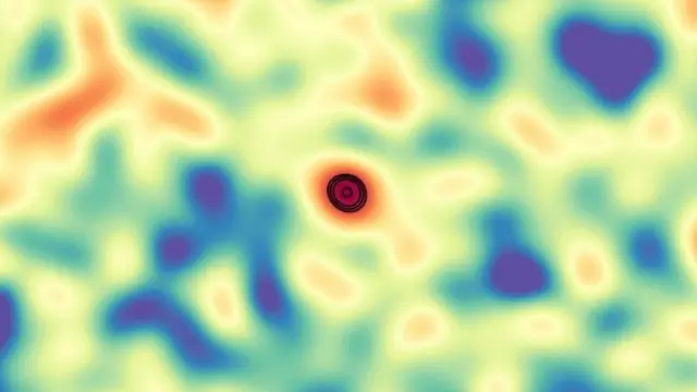 علامتی که از این کهکشان دوردست آمده است چنین به نظر می‌رسد