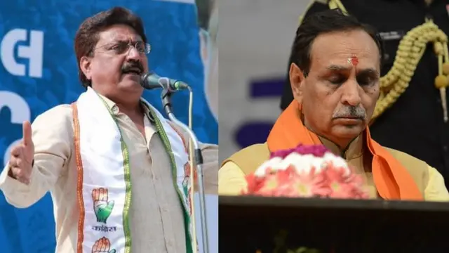 ઇન્દ્રનીલ રાજ્યગુરુ અને વિજય રૂપાણી