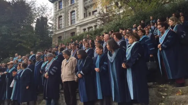 Boğaziçi Üniversitesi'nde protesto