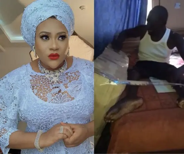 Nkechi Blessing ati okunrin to fun ni kẹkẹ