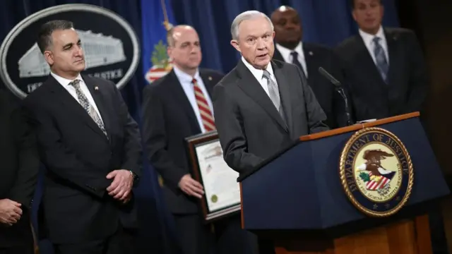El fiscal general Jeff Sessions.
