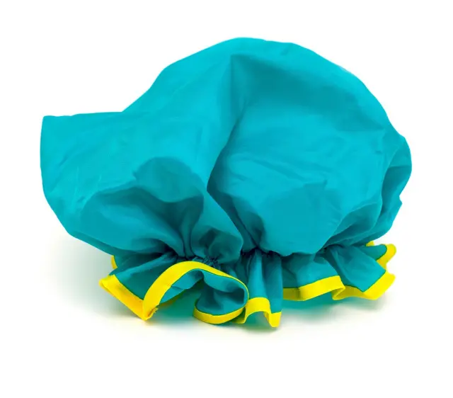 Голубая шапочка для душа