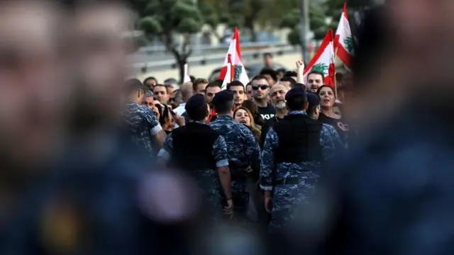 التظاهرات في لبنان