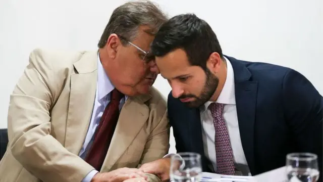 Geddel Vieira Lima (esq.) e Marcelo Calero (dir.)