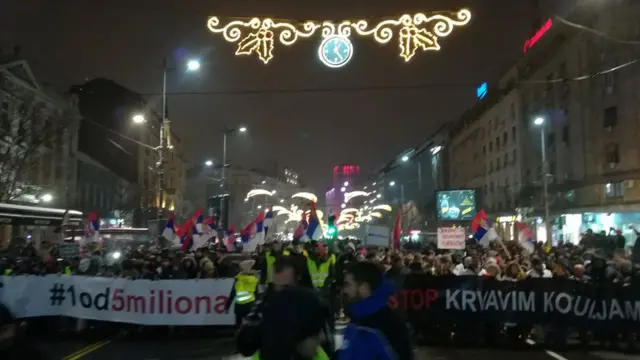 Protesti, Beograd 2019.