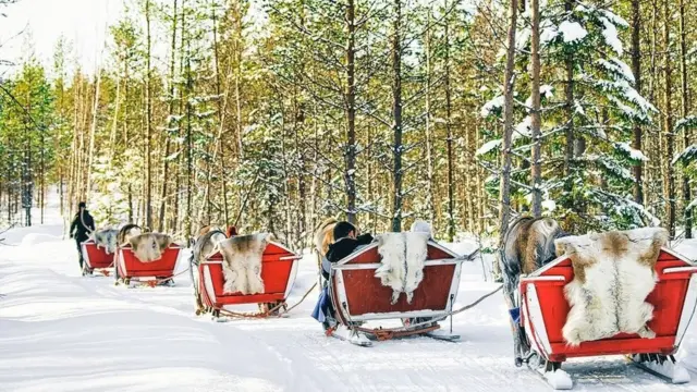 Un camino en el sur de Finlandia