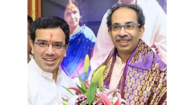 उद्धव ठाकरेंसोबत केदार दिघे