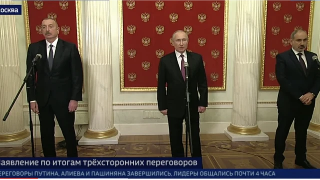 Moskva, Putin, İlham Əliyev, Nikol Paşinyan