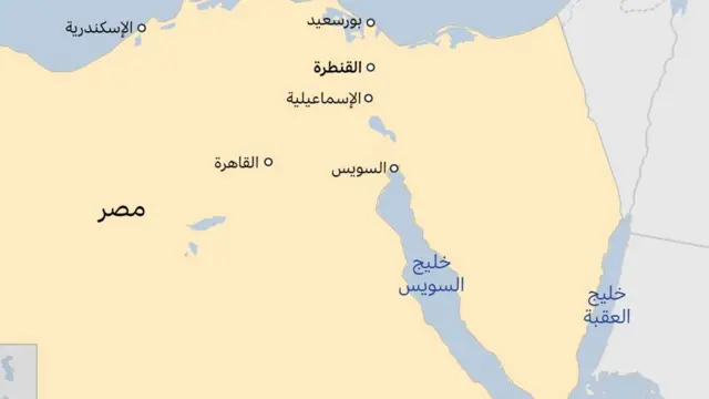 خارطة هيئة قناة السويس