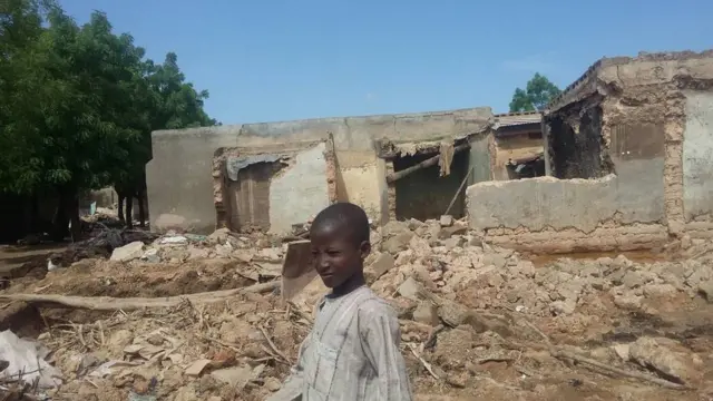 Buildings wey dey affected