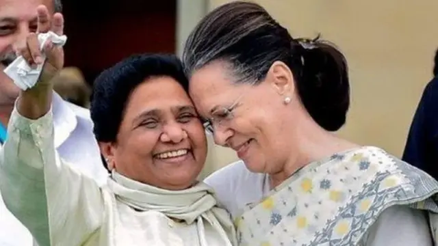 માયાવતી- સોનિયા ગાંધી