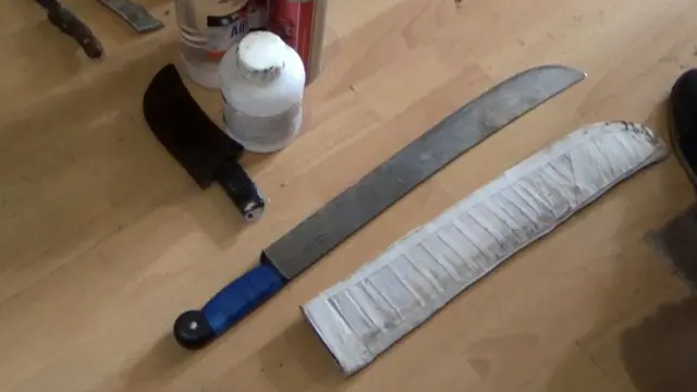 When they realised their mistake, one man said "Sorry mate" before visiting the correct address