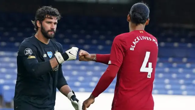 ویرجیل فان‌دایک، مدافع و آلیسون بکر، دروازه‌بان لیورپول