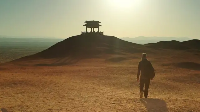 Person Travelling in remote area