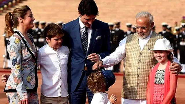 ਕੈਨੇਡਾ ਦੇ ਪੀਐੱਮ ਦੇ ਪਰਿਵਾਰ ਨਾਲ ਮੋਦੀ