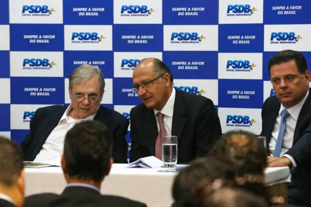 Tasso Jereissati e Geraldo Alckmin