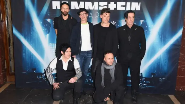 Integrantes de Rammstein.