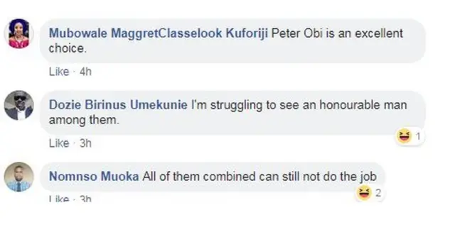 Ihe ndị mmadụ na-ekwu maka ọgbakọ maka nhọpụta Obi