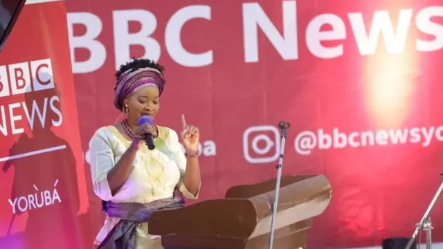 Àwòrán láti ìpàdé ìtagbangba BBC Yorùba ní ìpínlẹ̀ Ọṣun