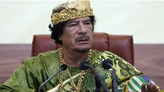 Aliyekuwa kiongozi wa Libya Muammar Gaddafi