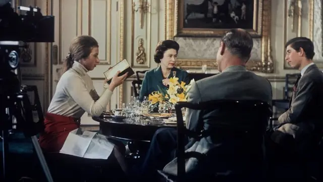 Scene from Royal Family documentary