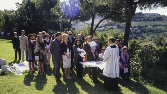 इटली में एक शादी का नज़ारा