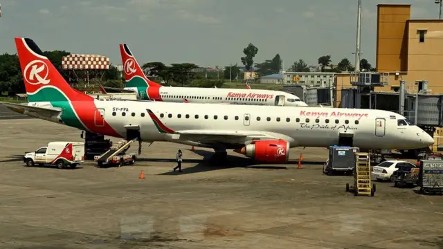 avião da Kenya Airways