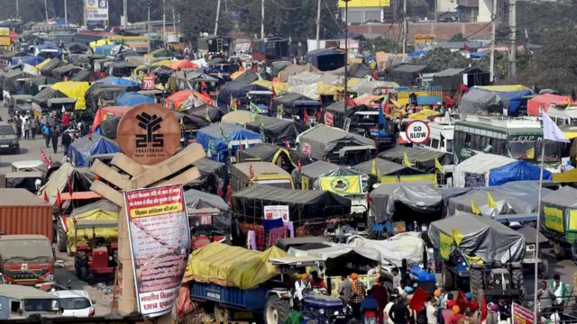 किसानों का प्रदर्शन