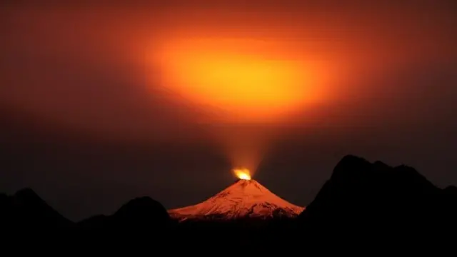 चीली का विलारिका ज्वालामुखी