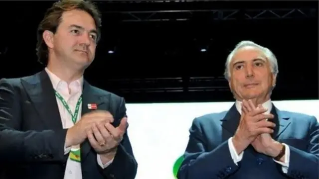 Joesley Batista e Michel Temer