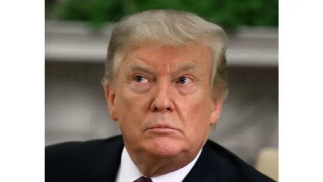 الرئيس الأمريكي دونالد ترامب