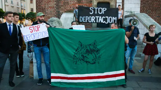 Демонстрация в Кракове 17 сентября 2018 года