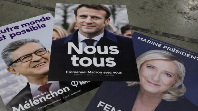 總統初選結果顯示，法國政治版圖目前有三大勢力。
