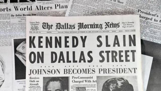 Taarifa hiyo iliangaziwa sana kipindi cha baada ya kuuawa kwa JFK