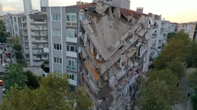 Edificio en ruinas.