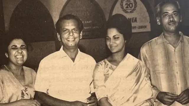 जॉनी वॉकर, वहीदा रहमान और अबरार अल्वी