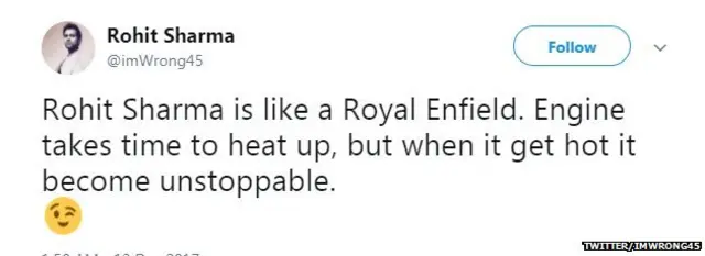 रोहित शर्मा, श्रीलंका भारत मैच