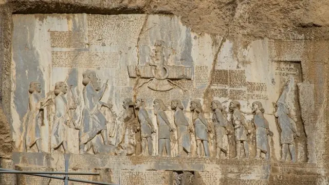 Achaemenid inscription at Behistun, Iran