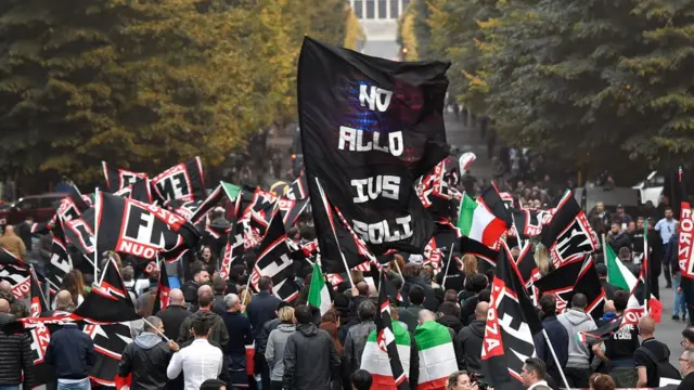 Manifestación extrema derecha