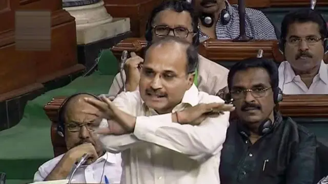 कांग्रेस के लोकसभा में नेता अधीर रंजन चौधरी