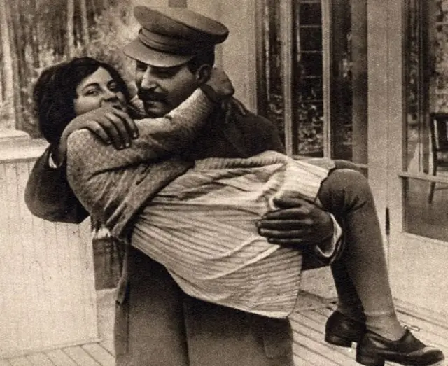 కుమార్తెతో స్టాలిన్