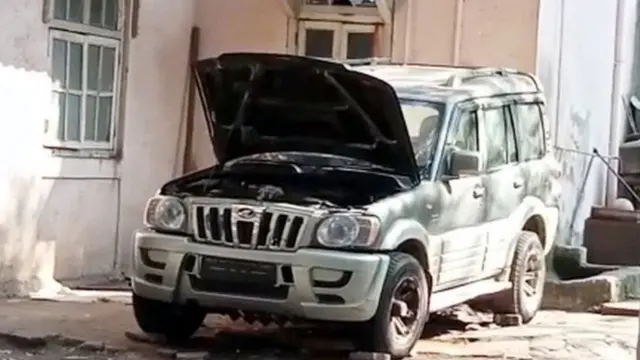 हिरेन यांची स्कॉर्पिओ